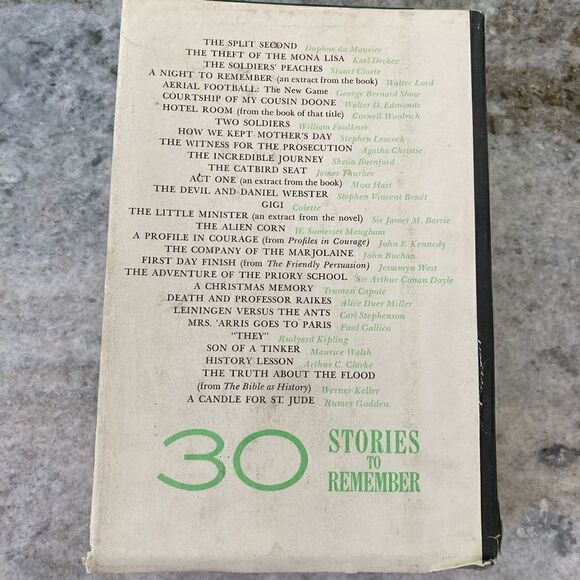 Antique Book, 30 Stories to Remember, Collection of Authors, Hardcover - Picture 3 of 8